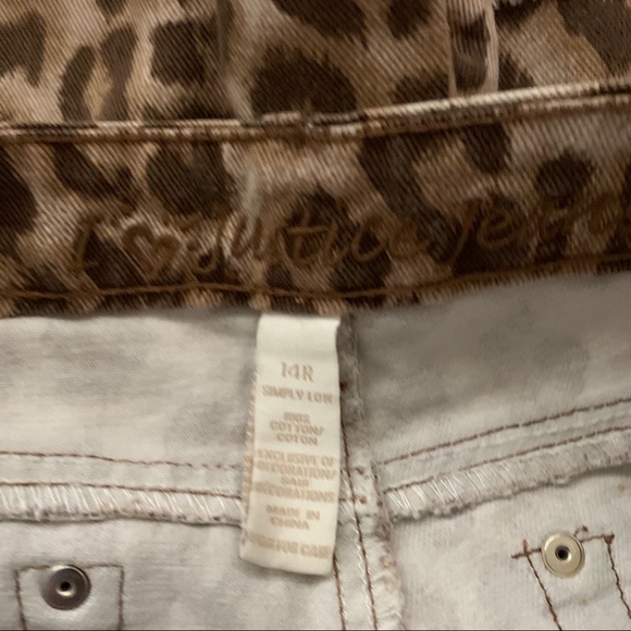 Leopard print shorts Justice. Rock Punk Ska 14 - Picture 3 of 4